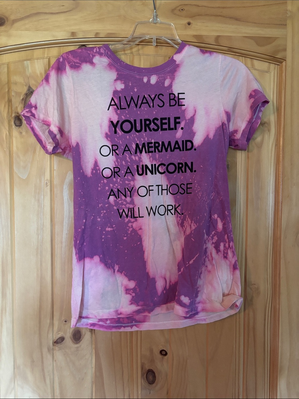 Black Matter Pink & Purple Tie-Dye Graphic Tee